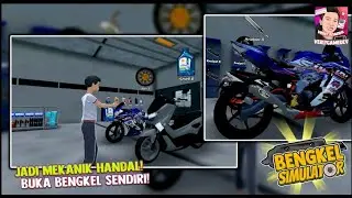 GAME BENGKEL SIMULATOR! OFFLINE? BANYAK MOTOR KEREN! SERU BGT! #bengkelsimulator