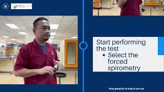 How to perform a spirometry test