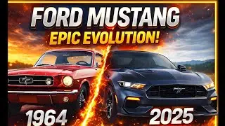 Ford Mustang Evolution (1964&ndash;2025) | Then vs Now 