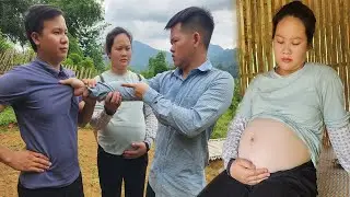 TIMELAPSE: A 20 year-old girl - Harvest bananas to sell at the market - Husband misunderstood