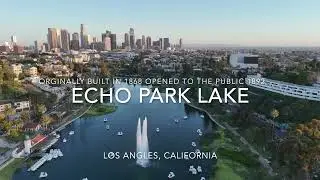 Visiting Echo Park Lake AREA OF LOS ANGELES, CALIFORNIA - Known for its Swan boats & Movies .