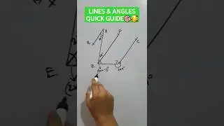 Lines and Angles supershort tricks🎯😍| Geometry by mronkoshorts🔥 #ytshorts #maths @MrOnkoshorts