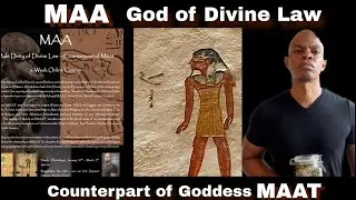 MAA: God of Divine Law and Balance - Counterpart of Goddess MAAT