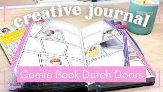 Creative Journal Setup May 2025 [Comic Book Style Dutch Doors]