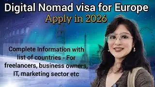 Move to Europe with a Digital nomad visa | Apply in 2026 | Permanent residency opportunity 