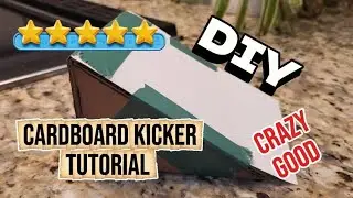 How to make cardboard fingerboard obstacle 