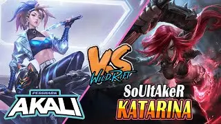 Katarina WildRift: You think you can beat me ? | Katarina (SoUltAkeR) vs Akali (PESSHARK) | Gameplay