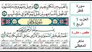 سورة فاطر - الحزب 1 - الربع 1 - حفص - ماهر المعيقلي - مكررة