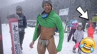 WENN ICH DU W&Auml;RE w&uuml;rde ich im Elefanten String Snowboard fahren