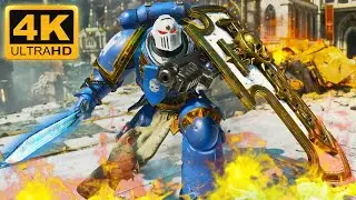 Lore-Accurate PRIMARIS BLADEGUARD VETERAN vs Tyranids - Warhammer 40k: Space Marine 2 (4K)