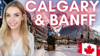 BANFF & CALGARY DOWNTOWN VLOG 🇨🇦 OLYMPIC PARK, BANFF SPRINGS HOTEL | Soki Travels