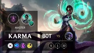 Karma Bot vs Kai'Sa - KR Master Patch 9.18