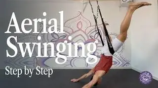 Aerial Yoga Acrobatic Swinging Tutorial - Yoga Teacher Training in Bali
