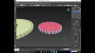 How to make 3Ds Max Spur gear modeling and animation