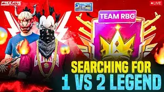 FREE FIRE LIVE IN TELUGU ❤️‍🔥 | 1 VS 2 LEGEND GUILD TRIALS | RISHI BHAI IS LIVE ❤️‍🔥#RBG