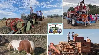 Moisson d'antan avec la Retro Mécanique Broutaine