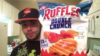 Stash Review's Ruffles double crunch hot wings