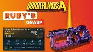 RUBY'S GRASP - BORDERLANDS 4 - ARME LEGENDAIRE - (Drop Cerberus)