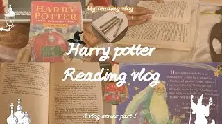 Harry potter reading vlog ⚡️