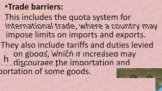 FACTORS INFLUENCING INTERNATIONAL TRADE LESSON 3