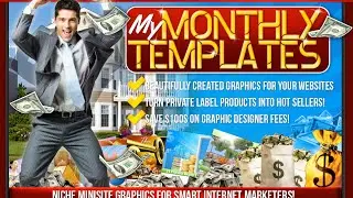 Minisite PSD Sales Letter Template Graphics Every Month!