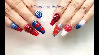Star Wars inspired Nails with Dipping Powder.