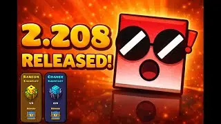 NEW UPDATE 2.208 GEOMETRY DASH | PLAYING 2 NEW GAUNTLET