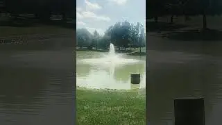 Pond Fountain Serenity