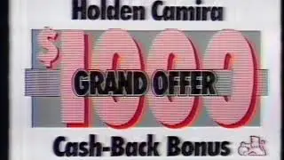 Holden Camira Cash Back Bonus - 1984 Australian TV Commercial