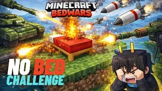Trying No Bed Challenge In Bedwars Gone Wrong!!😭 | Minecraft Bedwars Gameplay