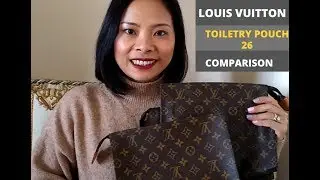 Louis Vuitton Toiletry Pouch 26 Monogram Vintage And New Comparison | Whats In My Bag