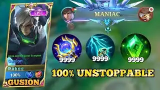Gusion : A Masterclass in Team Coordination Maniac 2x & Savage 🔥