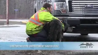 CHETWYND FIRE DEPARTMENT GIVES JAKE A HELPING HAND