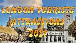 Tourist Attractions London Walk | South London | Central London Street Walk - Nov 2021 [4k HDR]
