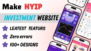 HOW TO MAKE HYIP INVESTMENT WEBSITE