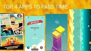 TOP 4 FREE OFFLINE GAMES TO PASS YOUR FREE TIME, SOME TIMEPASS GAMES