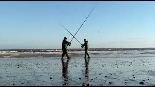 practice casting with a new rod on diawa open
