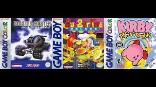 Game Boy First Time Playing Blaster Master Enemy Below, Burger Time Deluxe, & Kirby Tilt 'n' Tumble