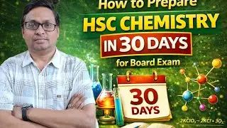 Study plan of Chemistry Chapters for XII HSC Board | Smart Plan 2026