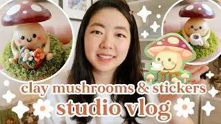 🍄 years in the making: miniature clay mushrooms, stickers & patreon  💌⭐️ YeppenTube ⭐️
