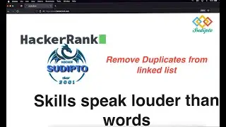 hackerrank Remove Duplicates From Linked List using python3