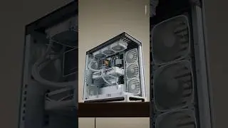 HAVN HS 420🫅4K White Best Gaming PC🤑Ryzen 7 9800X3D + RTX 5070🌍#gaming #pcbuild #rtx #amd