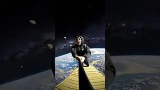 POV: Lad casually drops out of space 💀🌍 #britishhumor #cutprocess