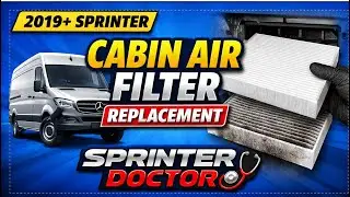 Замена салонного воздушного фильтра в Sprinter 2019 года выпуска и старше (простая самостоятельна...