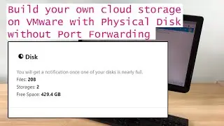 How to use a virtual machine as a cloud storage