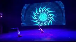 Small group acrobats by Shanghai circus ￼