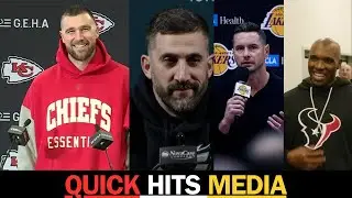 NFL/NBA MEDIA AVAILABILITY) Houston Texans Clinch Playoff Berth) Lakers National Christmas Collapse)