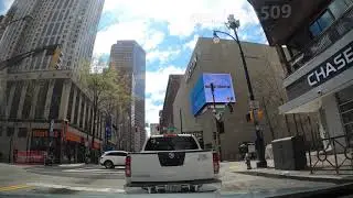 Downtown Atlanta Ga driving and Highway 2021