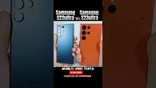 Samsung s22ultra vs Samsung s23ultra / mobile speed test 💨 #smartphone #trending #smartphonecrunch