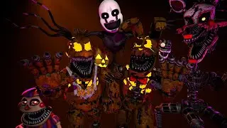 FNaF 4 Halloween Generations | Speed Art (sfm)